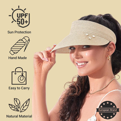 Straw Visor Hats