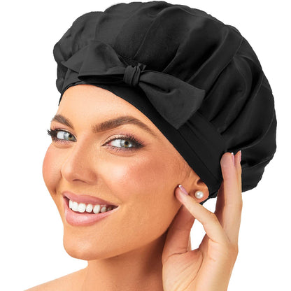 Silk Bonnets - 100% Mulberry Silk Sleep Cap - Adjustable elastic band –  GOLDEN STAR BEAUTY