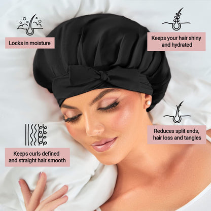 Silk Bonnets - 100% Mulberry Silk Sleep Cap