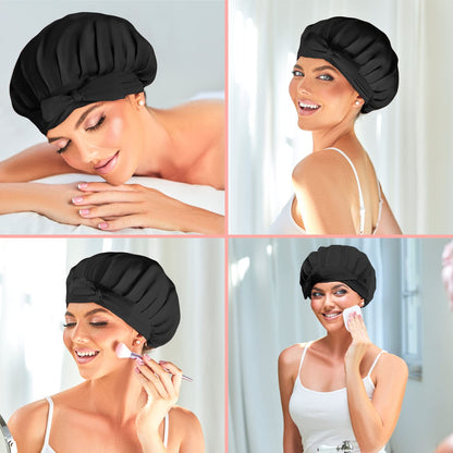 Silk Bonnets - 100% Mulberry Silk Sleep Cap